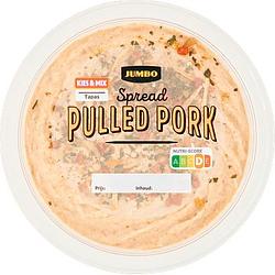 Foto van Jumbo pulled pork spread 150g aanbieding bij jumbo | 3 voor 6.00