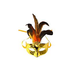 Foto van Venetiaanse masker goud metallic - verkleedmaskers