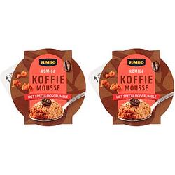 Foto van Jumbo romige koffiemousse met speculooscrumble 2 x 75g