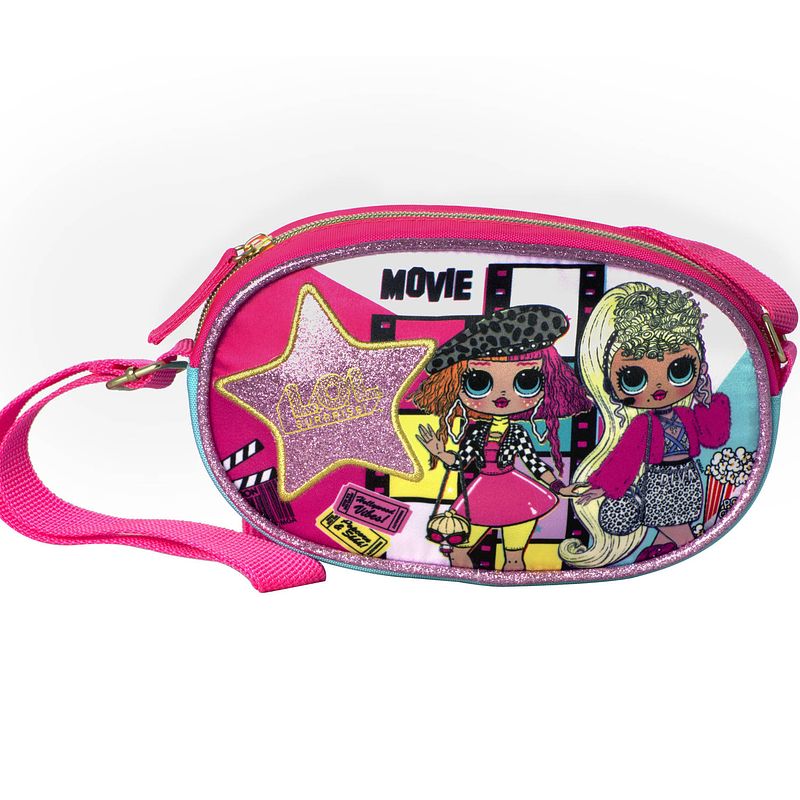 Foto van Lol surprise! schoudertas movie night - 20 x 12 x 6 cm - polyester