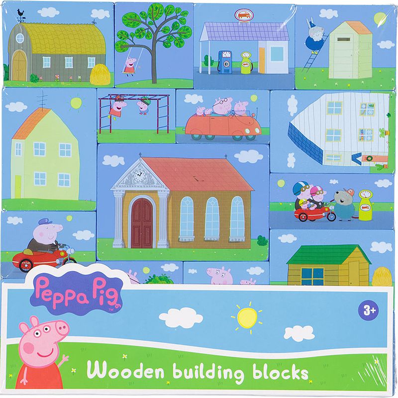 Foto van Speelgoed bouw blokken peppa pig