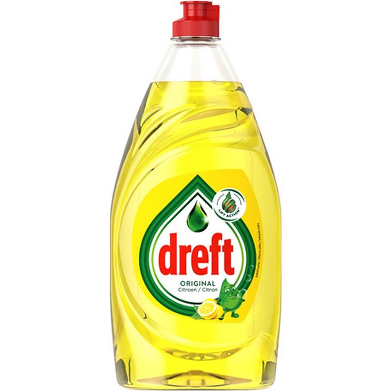 Foto van Dreft - afwasmiddel citroen - 2x 890ml