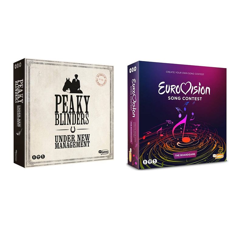 Foto van Spellenset - 2 stuks - eurovisie songfestival spel & peaky blinders