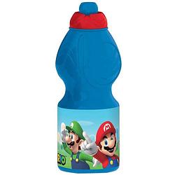 Foto van Stor drinkfles super mario bros junior 400 ml blauw