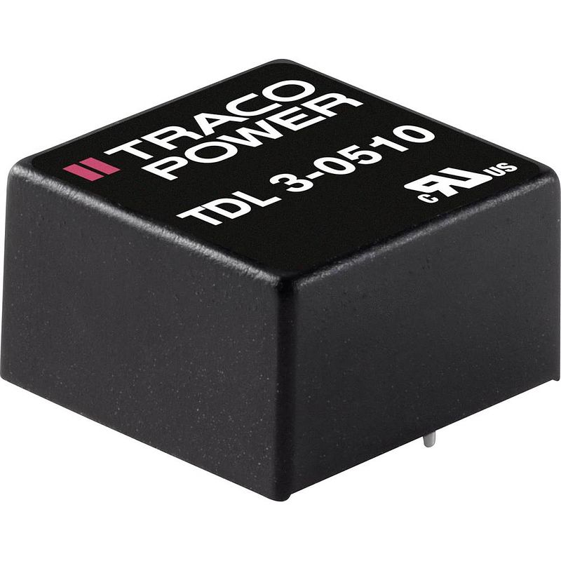 Foto van Tracopower tdl 3-4821 dc/dc-converter, print 48 v/dc 5 v/dc, -5 v/dc 300 ma 3 w aantal uitgangen: 2 x