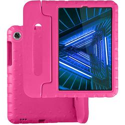 Foto van Basey lenovo m10 fhd plus (2e generatie) kinderhoesje foam case hoesje cover hoes - roze