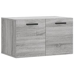 Foto van The living store wandkast - the living store - wandkast - 60 x 36.5 x 35 cm - grijs sonoma eiken