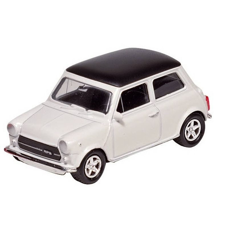 Foto van Welly metalen mini cooper 1300: wit 7 cm