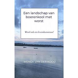 Foto van Een landschap van boerenkool met worst