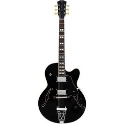 Foto van Sire larry carlton h7f black semi-akoestische gitaar