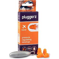 Foto van Pluggerz earplugs travel - oordoppen tijdens vliegen - geen oorpijn - drukregulerend filter