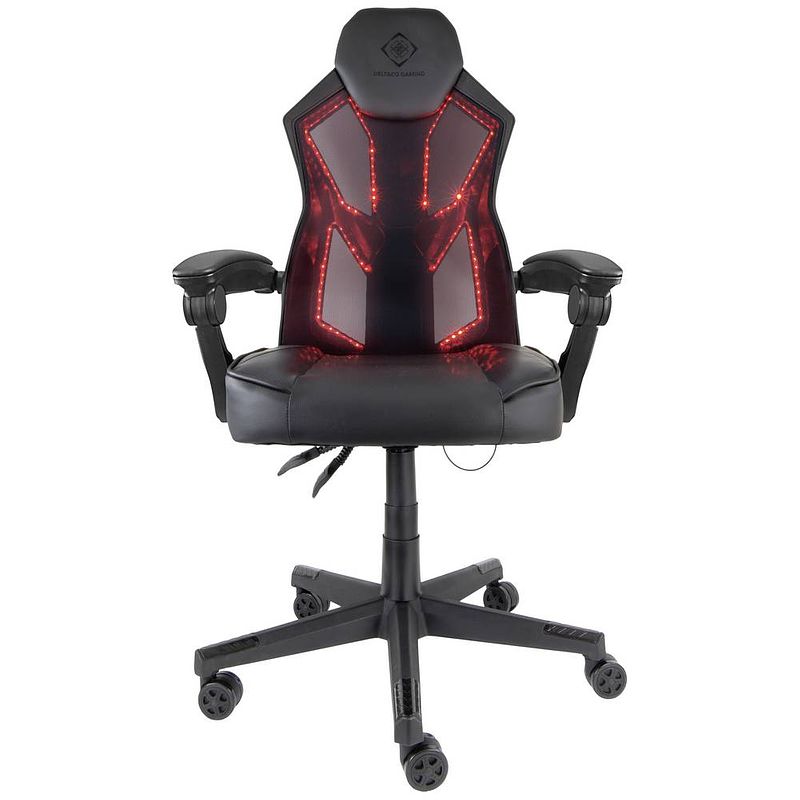 Foto van Deltaco gaming dc330 gaming stoel zwart
