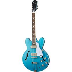 Foto van Epiphone casino worn blue denim semi-akoestische gitaar
