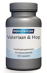 Foto van Nova vitae valeriaan & hop capsules 200st