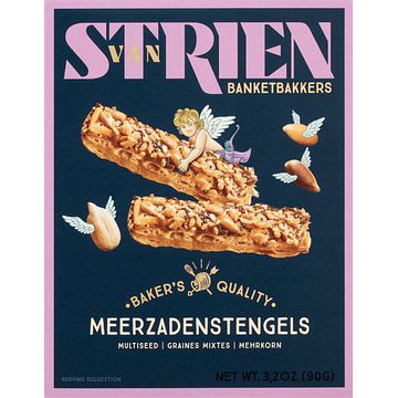 Foto van Van strien roomboter meerzadenstengels 90g bij jumbo