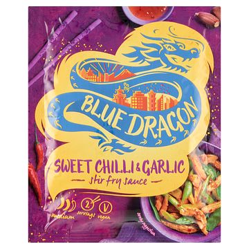 Foto van Blue dragon sweet chilli & garlic stir fry sauce 120g bij jumbo