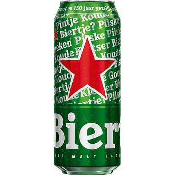 Foto van Heineken premium pilsener bier blik 50cl bij jumbo