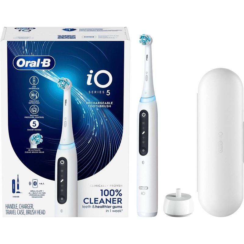 Foto van Braun oral-b io 5 elektrische tandenborstel wit