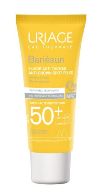 Foto van Uriage bariesun fluide tegen vlekken spf50+