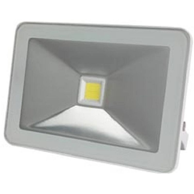 Foto van Perel schijnwerper design led 10 w 13 x 9 cm wit