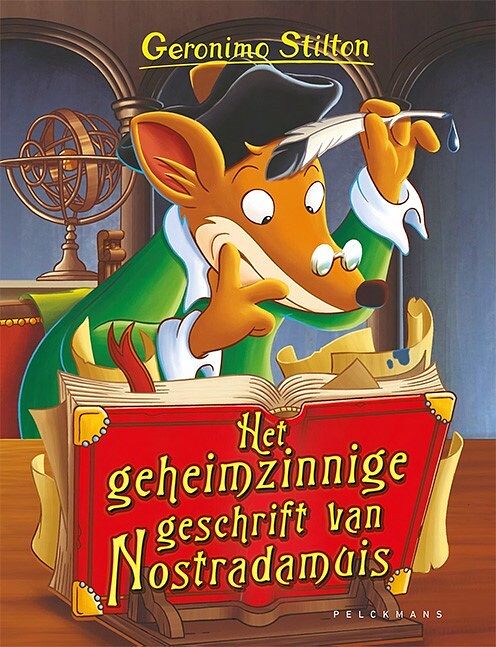 Foto van Het geheimzinnige geschrift van nostradamuis - geronimo stilton - hardcover (9789464290684)