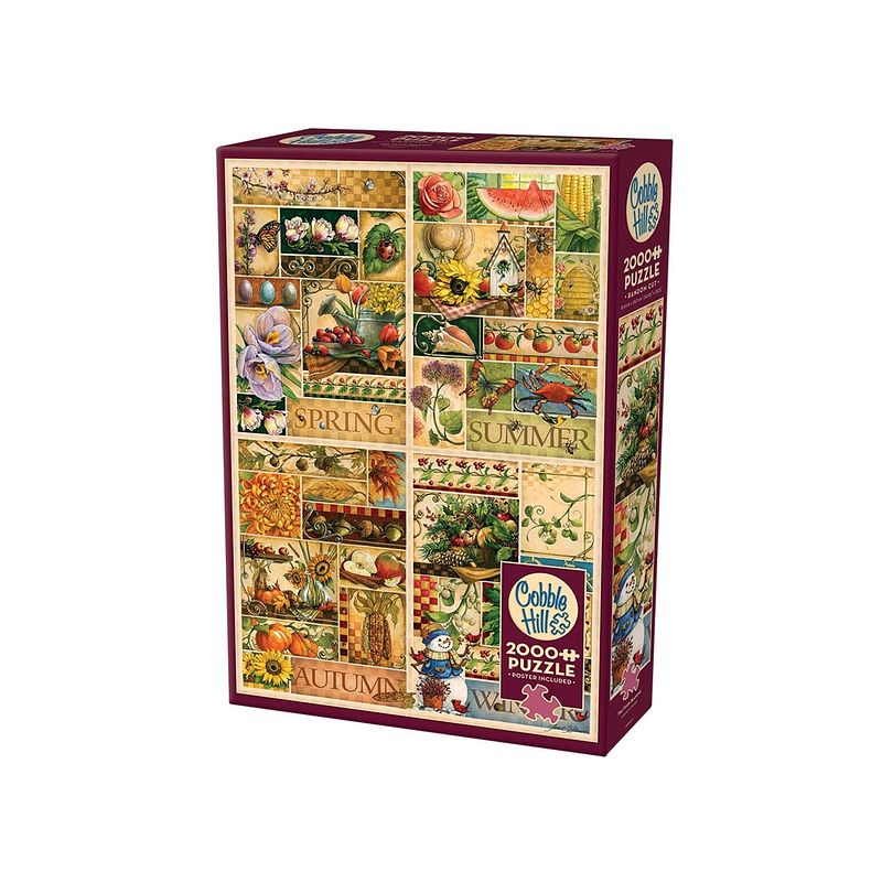 Foto van Cobble hill puzzel 4 seasons - 2000 stukjes