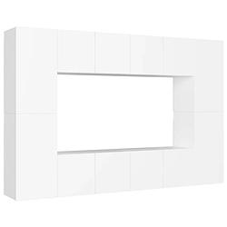 Foto van The living store televisiekast tv-meubel - 60 x 30 x 30 cm - wit+materiaal- spaanplaat