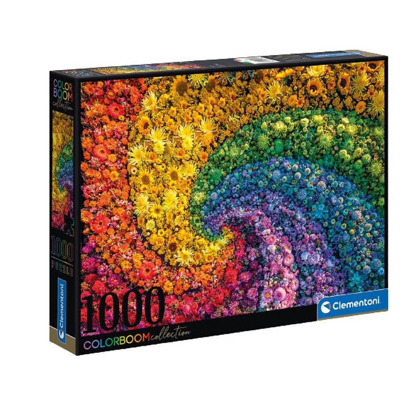 Foto van Clementoni legpuzzel whirl colorboom karton 1000 stukjes