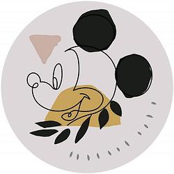 Foto van Komar mickey modern art vlies zelfklevend fotobehang 125x125cm rond