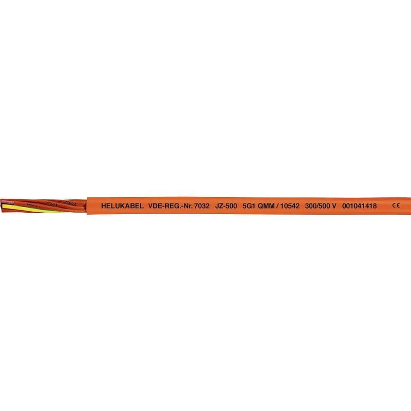 Foto van Helukabel jz-500 orange stuurstroomkabel 3 g 1 mm² oranje 10538-1000 1000 m