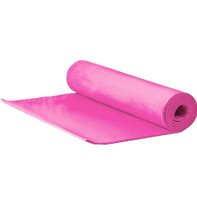 Foto van Yogamat/fitness mat roze 183 x 60 x 1 cm - fitnessmat