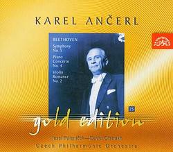 Foto van Ančerl gold edition 25. beethoven: symphony no.5, piano concerto no.4, violin romance no.2 - cd (0099925368524)