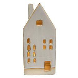 Foto van Clayre & eef decoratie huis 18 cm beige porselein beige