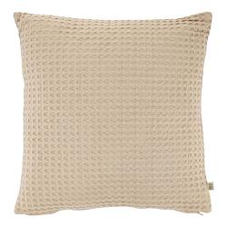 Foto van Dutch decor tresa - kussenhoes zand 45x45 cm - beige