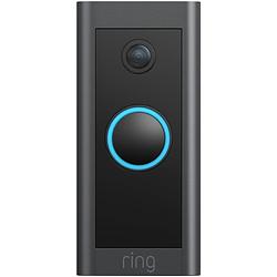 Foto van Ring video doorbell wired slimme deurbel zwart