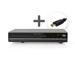 Foto van Caliber compacte dvd speler inclusief hdmi-kabel (2m) - hdmi, rca, scart en usb - nieuwe en oude tv's - dolby digital
