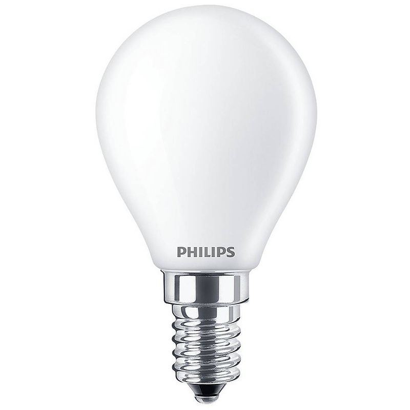 Foto van Philips led lamp e14 4,5w kogel dimbaar