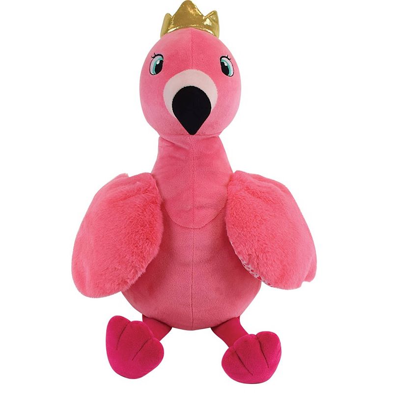 Foto van Jemini knuffel/pyjamazak flamingo 42 cm junior roze