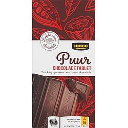 Foto van Jumbo puur chocolade reep 200g