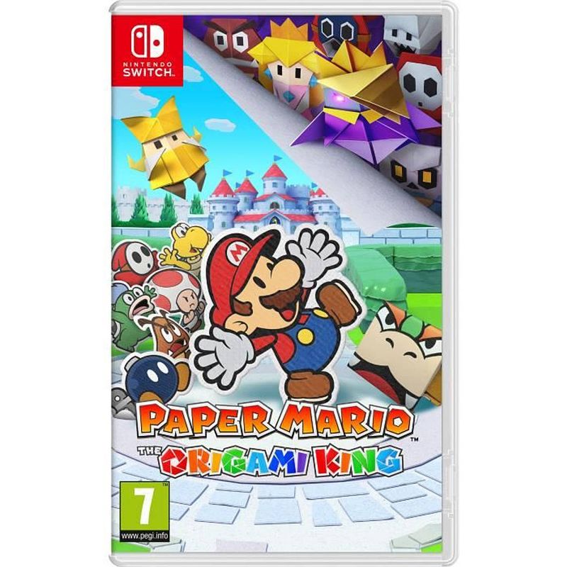 Foto van Paper mario the origami king op switch, een rollenspel voor switch.