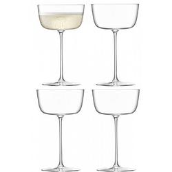 Foto van L.s.a. cocktailglazen borough 240 ml glas 4 stuks