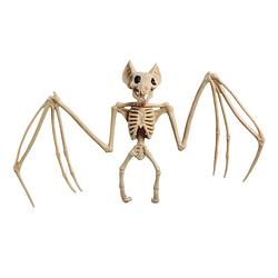 Foto van Halloween horror decoratie skelet vleermuis 30 x 16 cm - feestdecoratievoorwerp