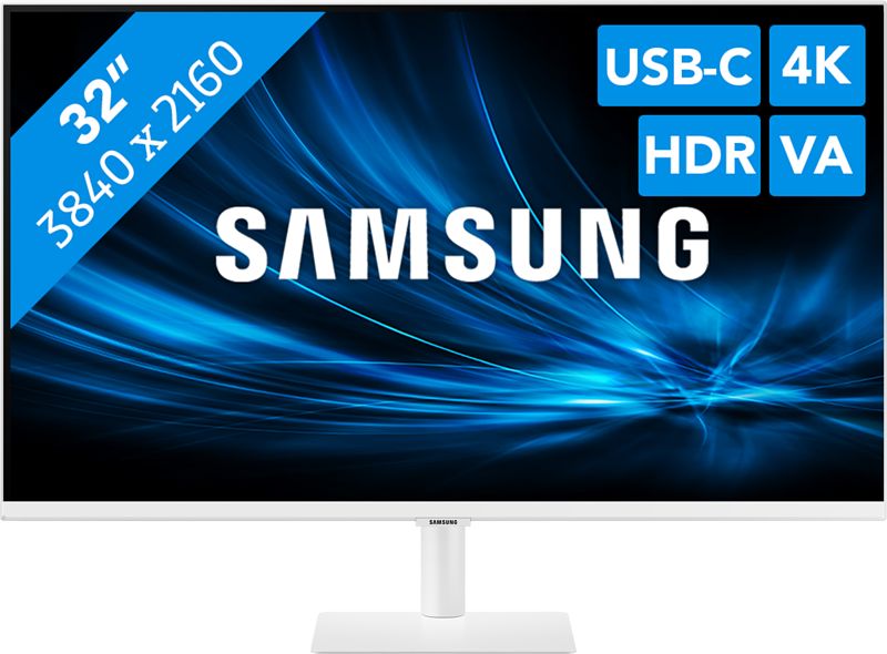Foto van Samsung ls32bm701upxen smart monitor m7 wit