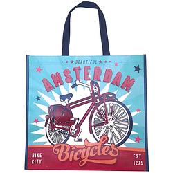 Foto van Matix shopper amsterdam bikes 44 cm nylon rood/blauw