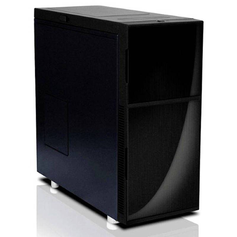 Foto van Nanoxia deep silence 4 dark black mini-tower pc-behuizing zwart