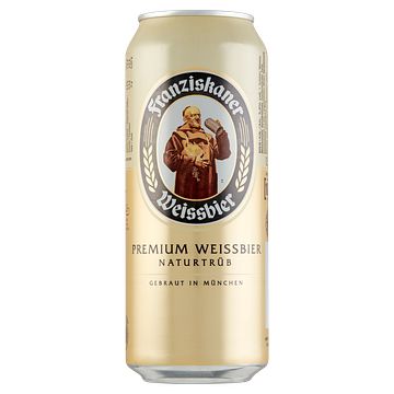 Foto van Franziskaner weissbier premium witbier blik 500ml bij jumbo