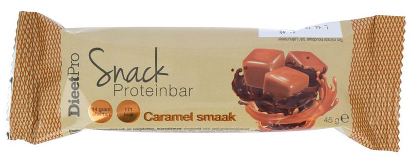 Foto van Dieetpro snack proteinbar caramel