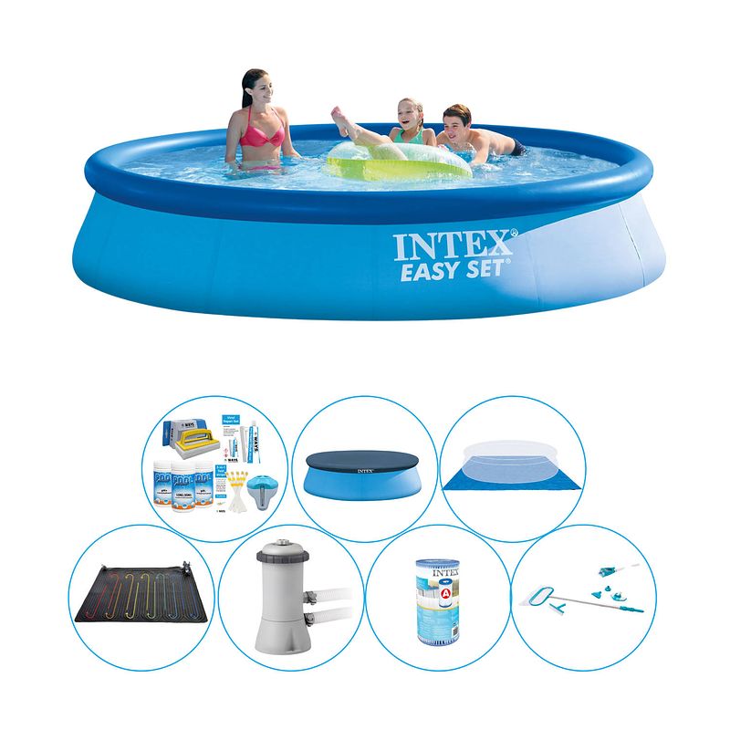 Foto van Zwembad deal - intex easy set rond 396x84 cm