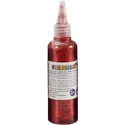 Foto van Pincello glitters in tube metallic junior 80 gram rood