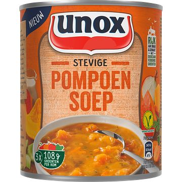 Foto van Unox soep in blik stevige pompoensoep 800ml bij jumbo